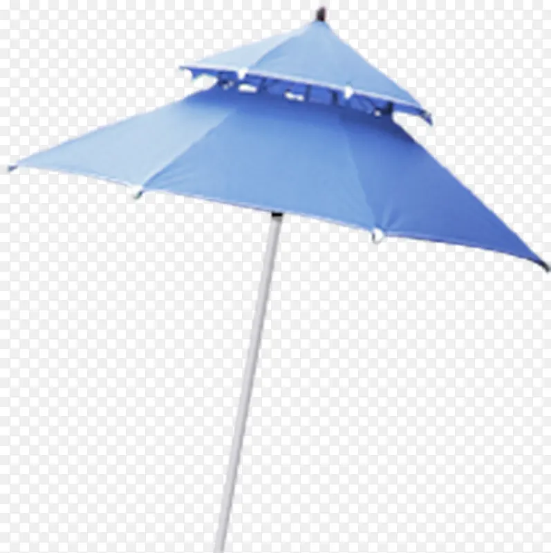 夏日蓝色雨伞摄影
