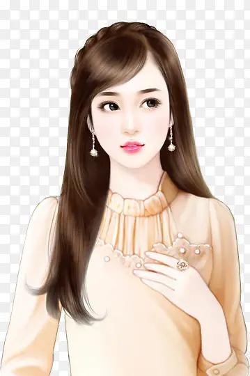 黄衣清秀女子