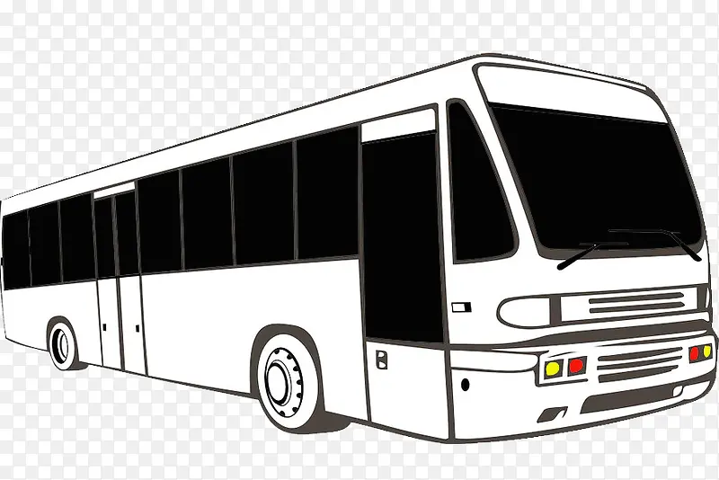 英国bus现代bus客车psd