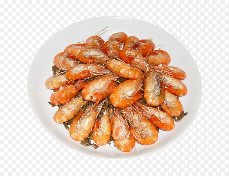 干菜烤河虾