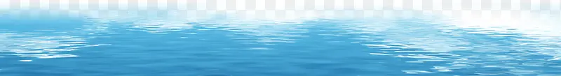 蓝色透明海水
