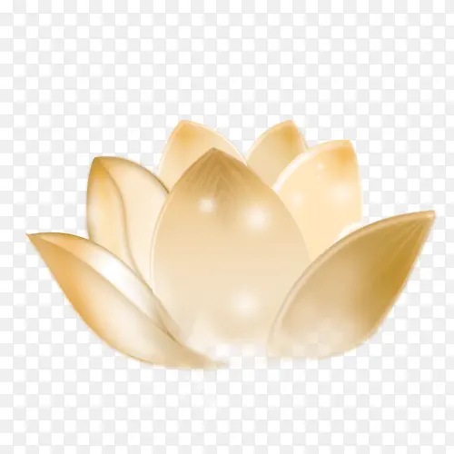 黄色光晕莲花装饰图案