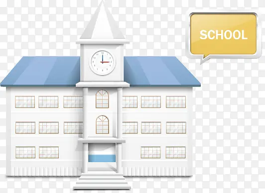 学校卡通图