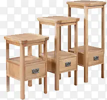 实木桌子高低桌促销
