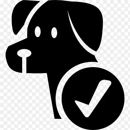 宠物狗允许信号酒店图标