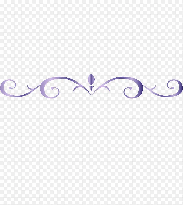 紫色清新树藤边框纹理