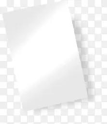 白色亮光方形纸片
