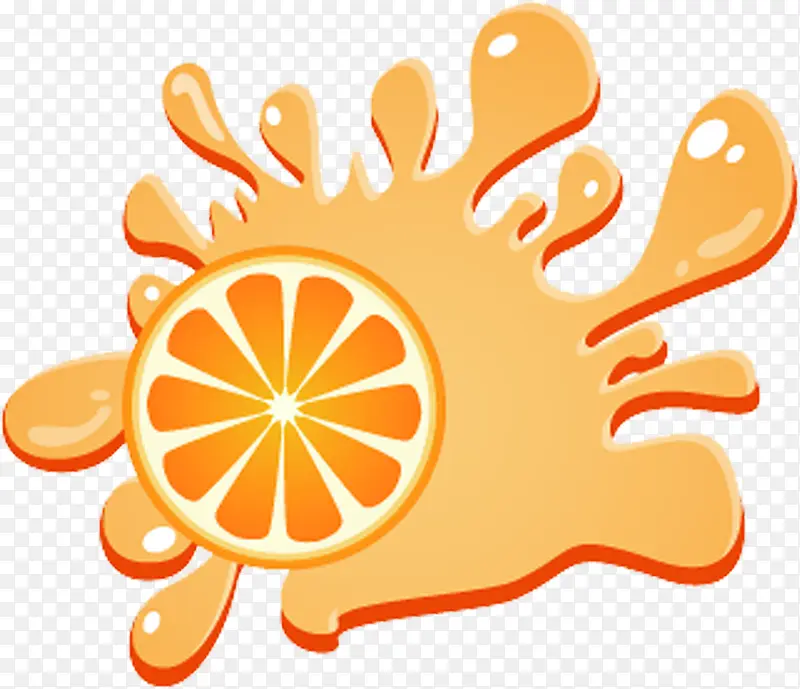 摄影手绘橙子效果