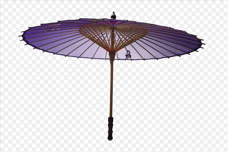 紫色油纸伞