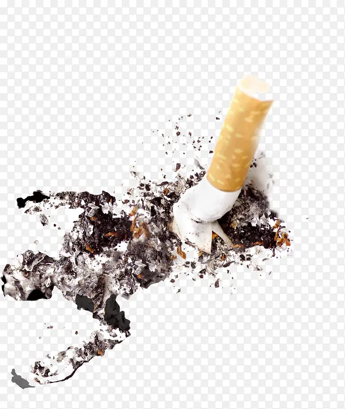 烟头烟灰素材图片