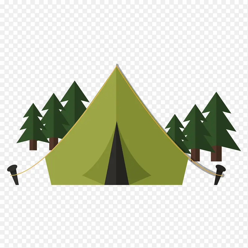 野营露营的风景设计
