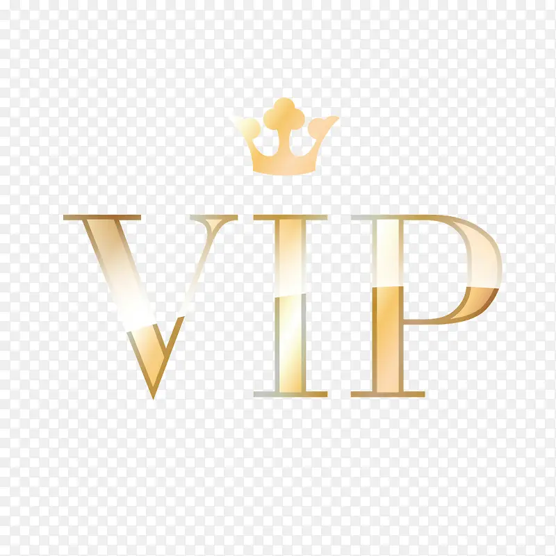 戴皇冠金色VIP