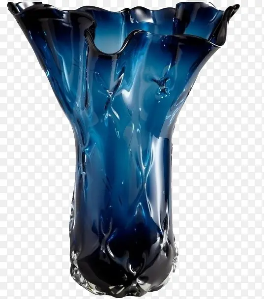 蓝色花瓶