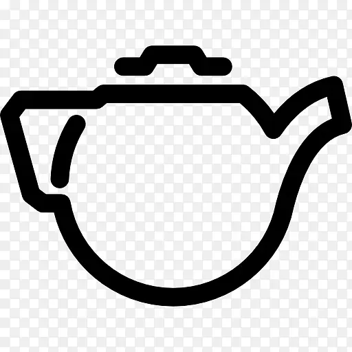 茶壶的轮廓图标