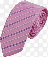 粉色斜纹领带配饰