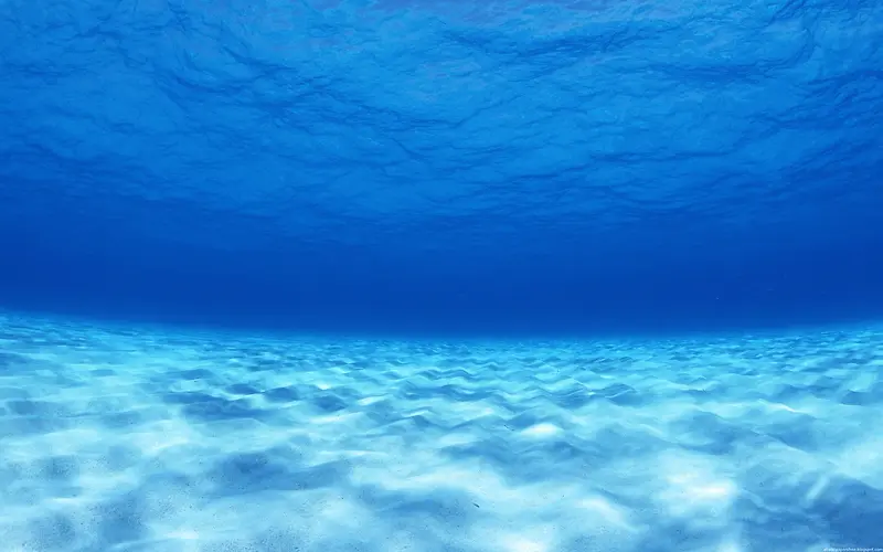 蓝色海洋水下高清壁纸