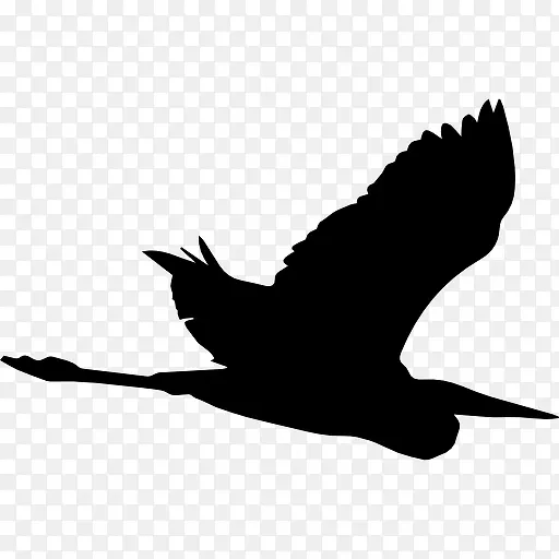 鸟鹭飞的形状图标