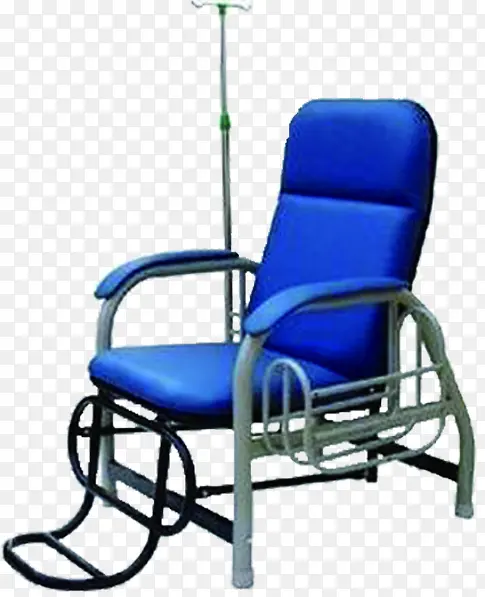 蓝色高清医疗器械轮椅