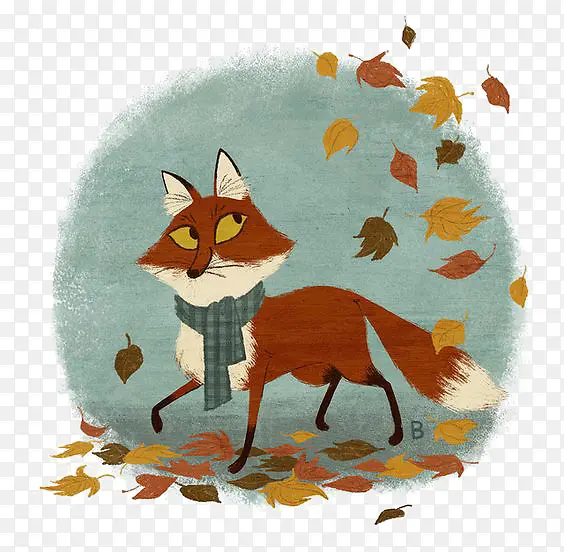 秋天的狐狸