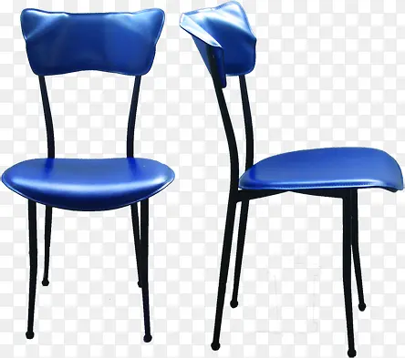 蓝色椅子靠椅家居