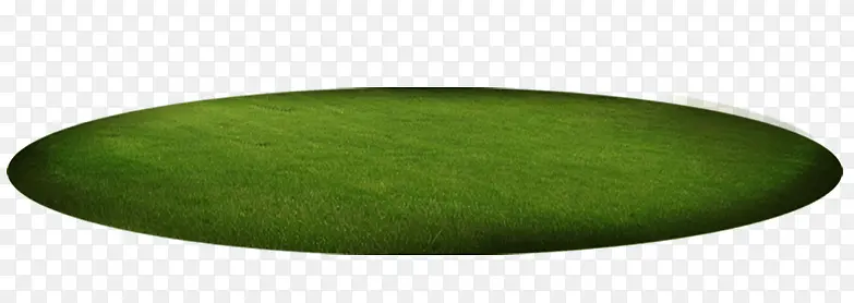 椭圆形绿色草地