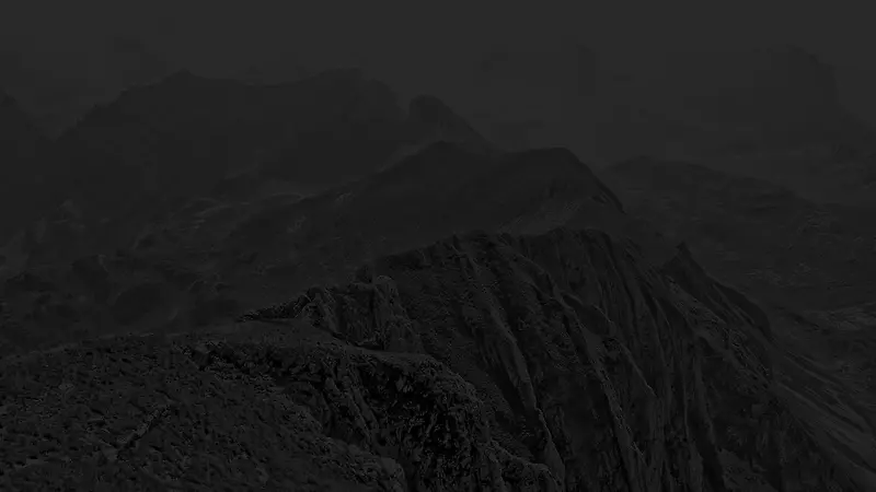 黑色大山服饰海报