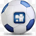 足球社交媒体PNG网页图标素材