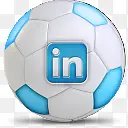 足球社交媒体PNG网页图标in