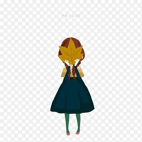 手绘小女孩