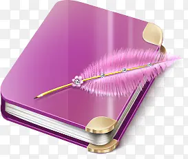 个性水晶粉红笔记本