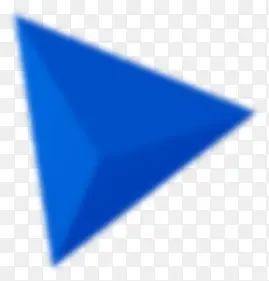 蓝色三角圆锥装饰图片
