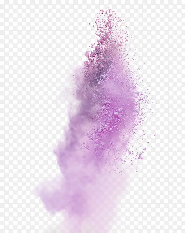 紫色简约烟雾灰尘装饰图案