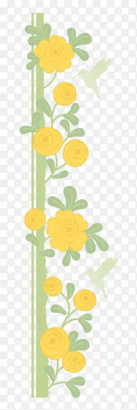 花朵边花