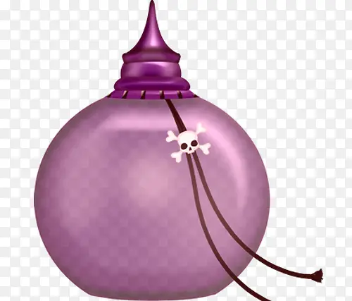 紫色酒壶