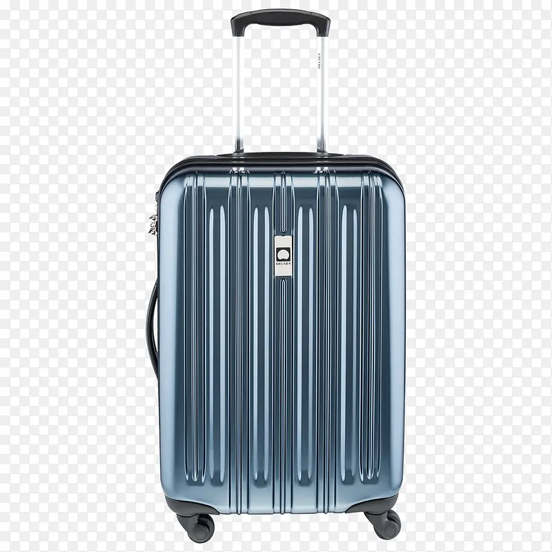 蓝色吱嘎拉杆行李箱