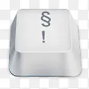 符号白色键盘按键装饰