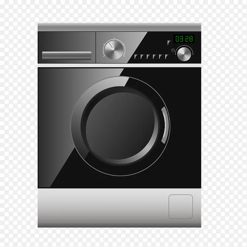 炫黑洗衣机图像