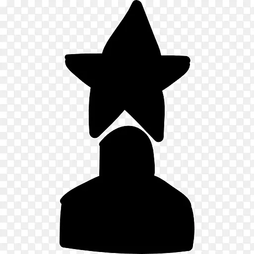 Star Trophy手绘教育对象图标