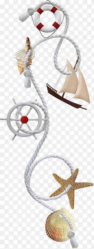 绳子泳圈帆船