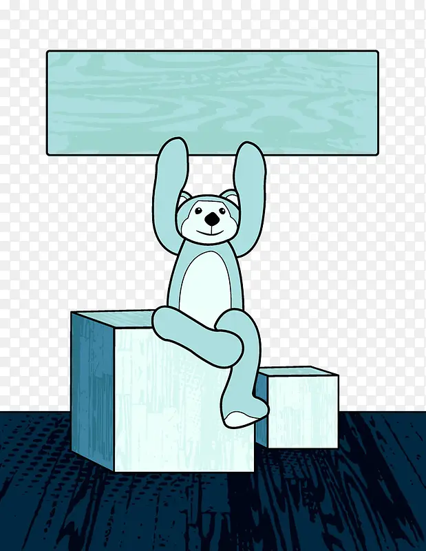 手绘小熊