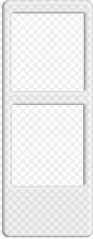白色的塑料边框