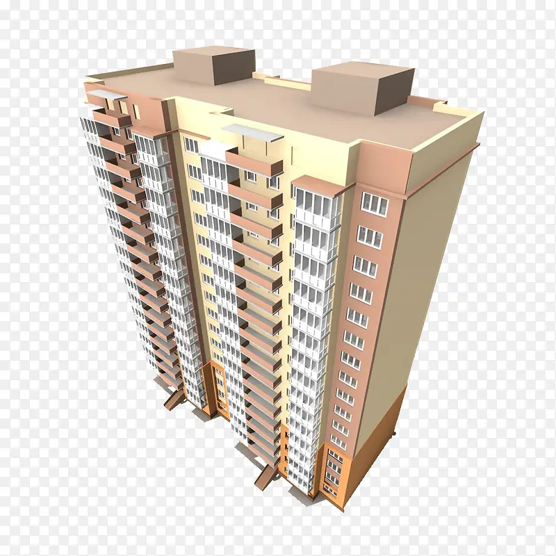 大厦建筑模型