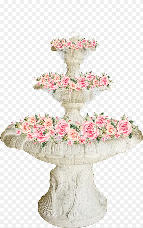 婚礼鲜花喷泉