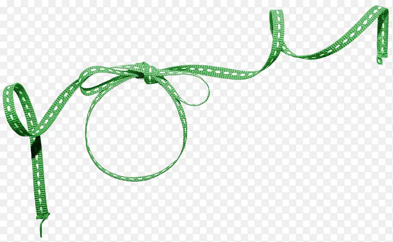 绿色绳带