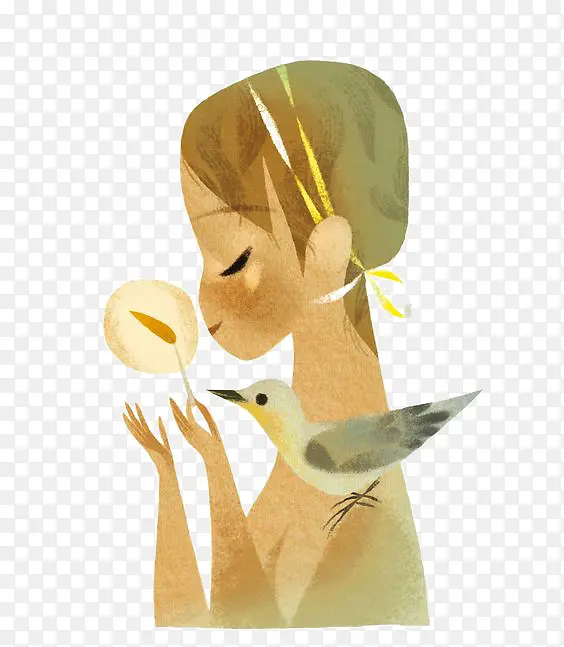 卡通魔幻女人