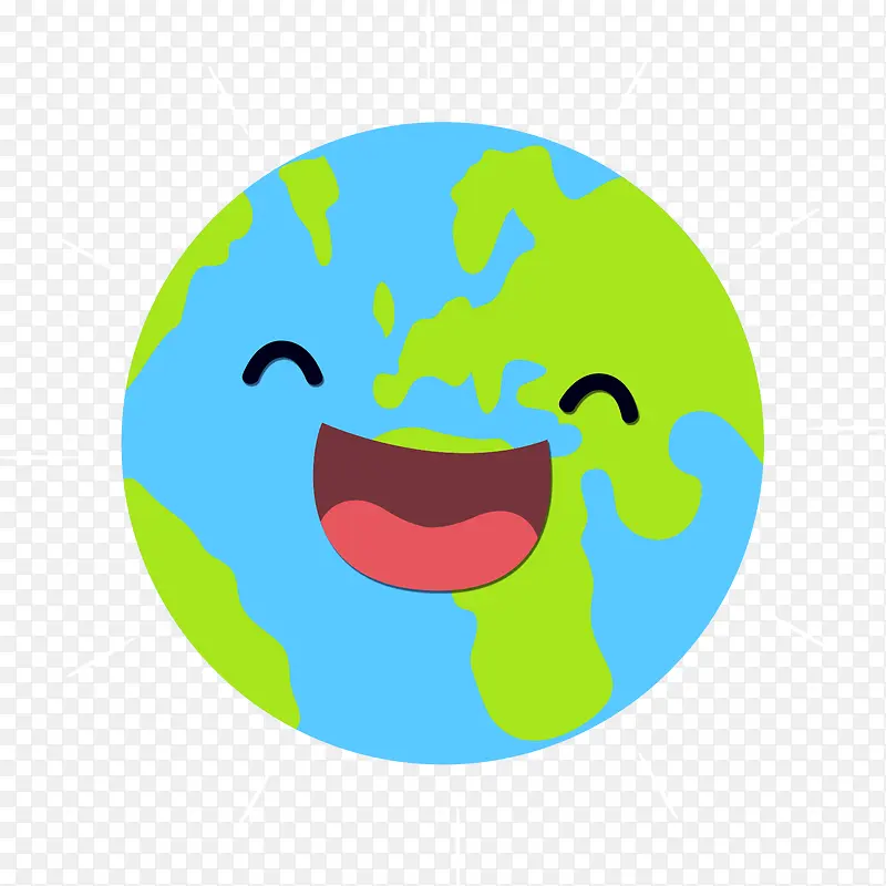 矢量卡通地球免费下载