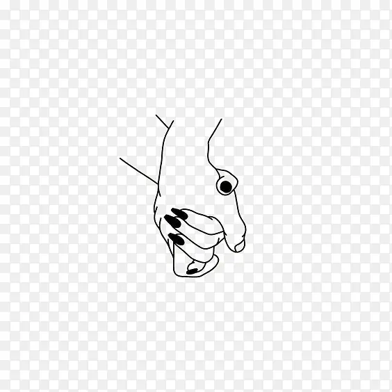 手绘牵手