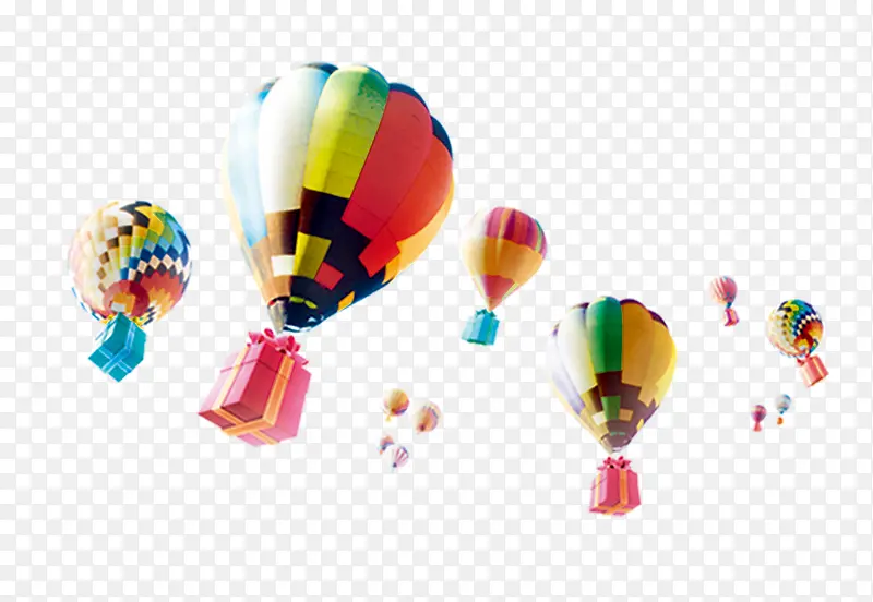 高清彩色氢气球装饰