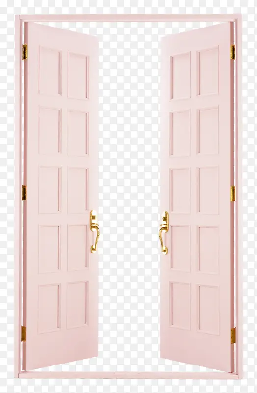 粉色欧式门