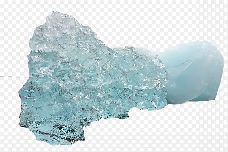 白色透明碎冰